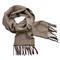 Classic warm scarf - light brown - 1/2