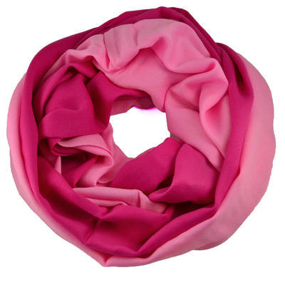Winter infinity scarf - fuchsia pink