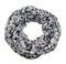 Summer infinity scarf 69tl004-71.22 - grey with flowers - 1/2