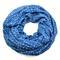 Summer snood 69tl009-01.30 - blue and white with abstract pattern - 1/2