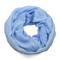 Summer infinity scarf 69tl003-31 - light blue, polka dots - 1/2