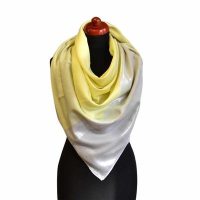 Big square scarf - yellow - 1