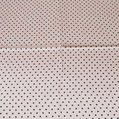 Small neckerchief - pink with polka dot - 2