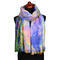 Blanket scarf bilateral - multicolor and violet - 2/2