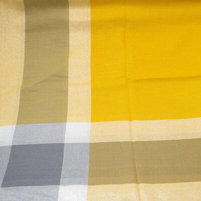 Big square scarf - mustard yellow - 2