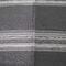 Classic cotton scarf - hematite grey stripes - 2/2