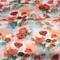 Classic women's scarf - multicolor with floral print - 2/3