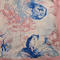 Classic women's scarf - pink and blue - 2/2