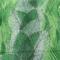 Classic women's scarf - green with leaves - 2/2