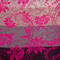 Classic warm double-sided scarf - grey and fuchsia pink - 2/3