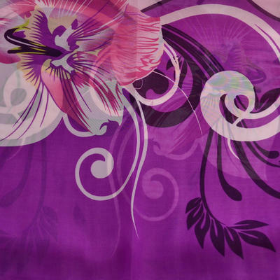Classic women's scarf - violet - 2
