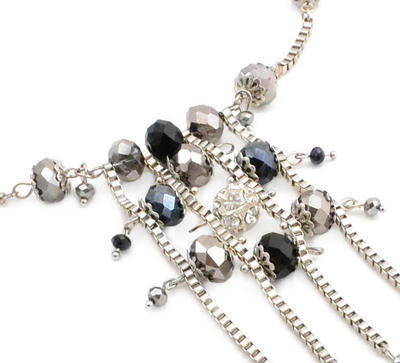 Adeline necklace - grey - 2