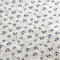 Classic women's cotton scarf - grey with flowers - 2/2