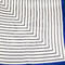 Small neckerchief - white and blue with stripes - 2/2