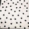 Small neckerchief - white and black polka dot - 2/2