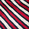 Small neckerchief - red and white with stripes - 2/2