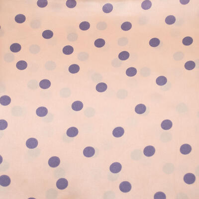 Small neckerchief - pink with grey polka dot - 2