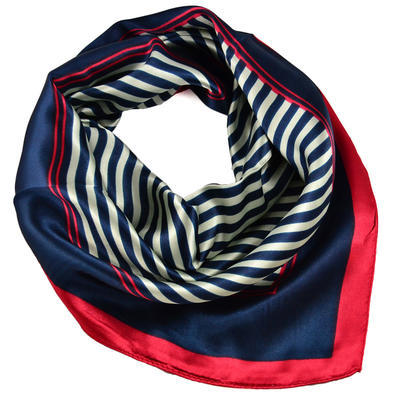 Jewelry scarf Stewardess - blue and red - 2