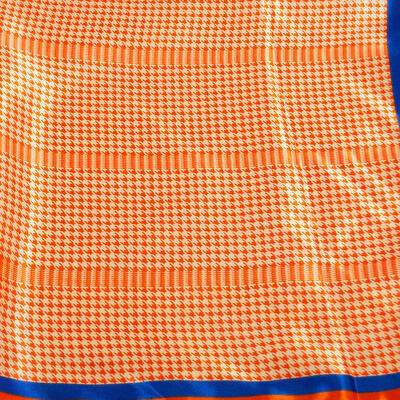 Small neckerchief - orange and white - 2