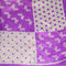 Square scarf - violet and white - 2/2