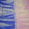 Snood 69tu003-30.23 - blue and rose strips - 2/2