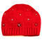 Knitted hat and scarf - red - 3/3